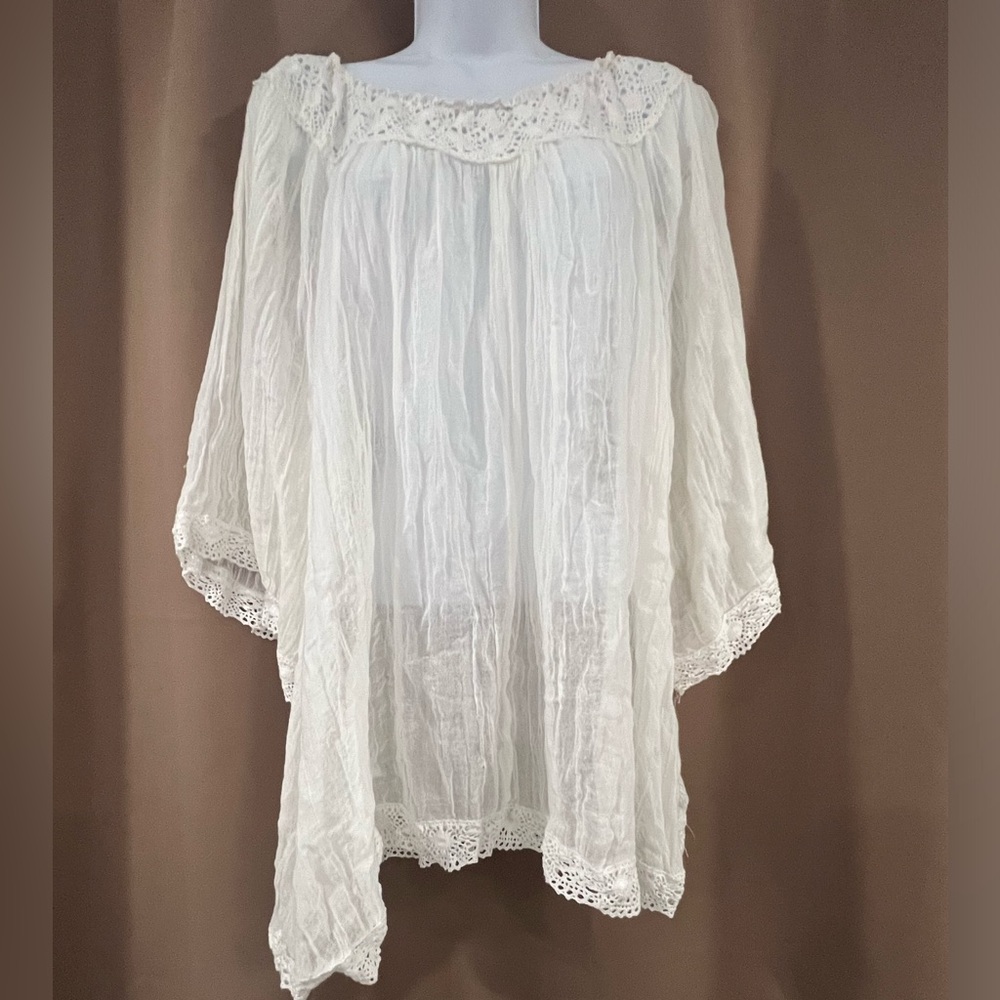 Sheer Long Sleeve Top